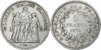 France 5 Francs Coin, Hercule, Bordeaux, Silver, KM:820.2 -