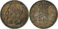 Belgium 5 Francs, 5 Frank Leopold II, Silver, KM:24 -