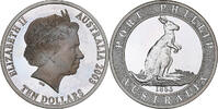 Australia 10 Dollars Port Phillip Patterns, 1 Oz, Proof, Silver -