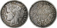 France 5 Francs Cérès, Paris, Silver, Gadoury:719, KM:761.1 -