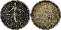 France Franc Coin, Semeuse, Paris, Silver, KM:844.1 -