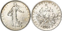 France 5 Francs Semeuse, Paris, Silver, Gadoury:770 -