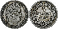 France 5 Francs Coin, Louis-Philippe, Marseille, Silver -