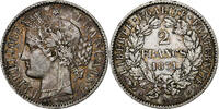 France 2 Francs Coin, Cérès, Paris, Silver, KM:817.1 -