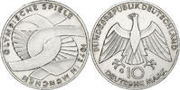GERMANY - FEDERAL REPUBLIC 10 Mark Coin, Munich olympics, Karlsruhe -