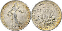 France 50 Centimes Semeuse, Paris, Silver, Gadoury:420 -