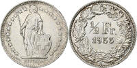 Switzerland 1/2 Franc Bern, Silver, KM:23 -