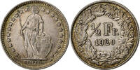 Switzerland 1/2 Franc Bern, Silver, KM:23 -