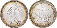 France Franc Semeuse, Paris, MS(60-62), Silver, KM:844.1, Gadoury:467 -