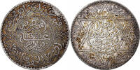 Morocco Rial, 10 Dirhams Yusuf, bi-Bariz, Silver -