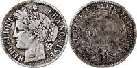 France 2 Francs Cérès, Paris, Silver, KM:817.1 -