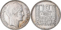 France 10 Francs Coin, Turin, Paris, Silver, KM:878 -