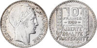 France 10 Francs Turin, Paris, Silver, Gadoury:801, KM:878 -