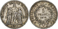 France 5 Francs Hercule, Paris, Silver, KM:820.1 -