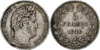 France 5 Francs Louis-Philippe, Paris, Silver, KM:749.1 -