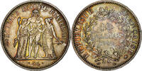 France 10 Francs Coin, Hercule, Paris, Silver, KM:932 -