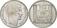 France 10 Francs Turin, Paris, Silver, KM:878 -