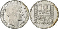 France 10 Francs Turin, Paris, Silver, Gadoury:801, KM:878 -