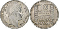 France 10 Francs Turin, Paris, Silver, Gadoury:801, KM:878 -