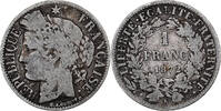 France Franc Cérès, Bordeaux, Silver, Gadoury:465a -