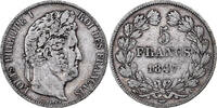 France 5 Francs Louis-Philippe, Paris, Silver, Gadoury:678a -