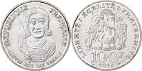 France 100 Francs Coin, Clovis, Silver, KM:1180, Gadoury:953 -