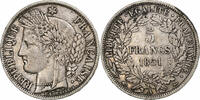 France 5 Francs Cérès, Paris, Silver, Gadoury:719, KM:761.1 -