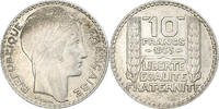 France 10 Francs Coin, Turin, Paris, Silver, KM:878 -