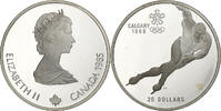 Canada 20 Dollars Coin, Elizabeth II, Royal Canadian Mint, Ottawa, 1988 -