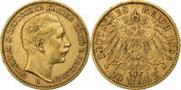 Kingdom of Prussia 20 Mark Wilhelm II, Berlin, Gold, KM:521 -