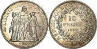 France 10 Francs Coin, Hercule, Paris, Silver, KM:932 -