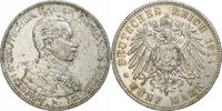 German States 5 Mark Coin, PRUSSIA, Wilhelm II, Berlin -