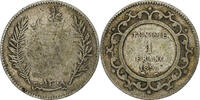 Tunisia Franc TUNISIA, Paris, KM #224, Silver, Lecompte #189, 4.90 -