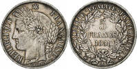 France 5 Francs Coin, Cérès, Paris, Silver, Gadoury:719 -
