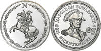 France Medal Napoléon Bonaparte, Bicentenaire, History, Silver -