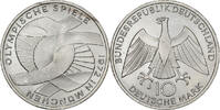 Federal Republic of Germany 10 Mark Coin, GERMANY - FEDERAL REPUBLIC, Hambourg, Silver -