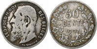 Belgium 50 Centimes Silver, KM:61.1 -