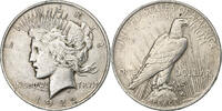 United States Dollar Peace Dollar, U.S. Mint, Silver, KM:150 -