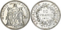France 10 Francs Coin, Hercule, Paris, Silver, KM:932 -