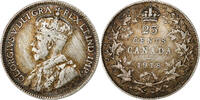 Canada 25 Cents George V, Royal Canadian Mint, Silver, KM:24 -