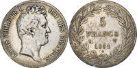 France 5 Francs Coin, Louis-Philippe, La Rochelle, Silver -