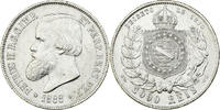 Brazil 2000 Reis 1888 Pedro II, Silver, KM:485 SS 51.97 £  +  4.29 £ shipping