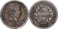 France Demi Franc 1812 Paris Napoleon I, Paris, Silver, Gadoury:399 S+ 52.98 &pound;  +  4.23 &pound; shipping