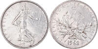 France 5 Francs Coin, Semeuse, Paris, Silver, KM:926 -