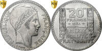 France 20 Francs Turin, Paris, Silver, PCGS, MS(63), Le Franc:F.400 -