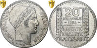 France 20 Francs Turin, Paris, Silver, PCGS, MS(63), Le Franc:F.400 -