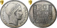France 20 Francs Turin, Paris, Silver, PCGS, MS(64), Le Franc:F.400 -