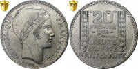 France 20 Francs Turin, Paris, Silver, PCGS, MS(63), Le Franc:F.400 -