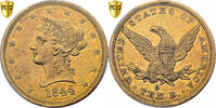 United States $10, Eagle Coronet Head, New Orleans, Gold, KM:66.2 -