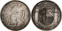 Spain Peseta Silver, KM:750 -